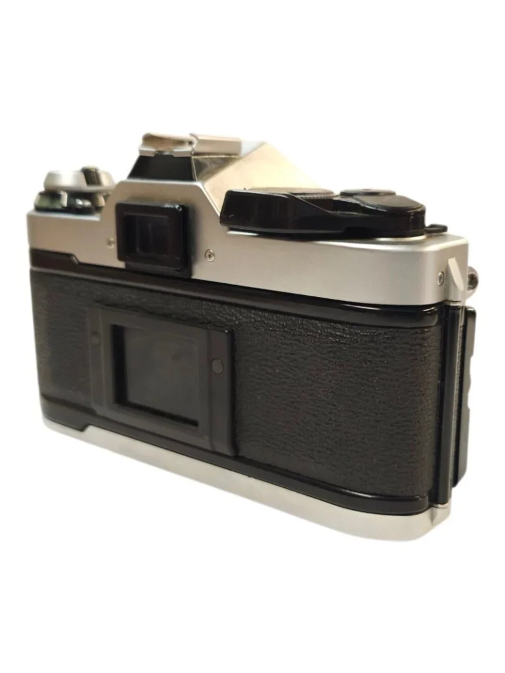 Canon AE-1 Program 35mm Film Black Silver Camera Body TESTED WORKS